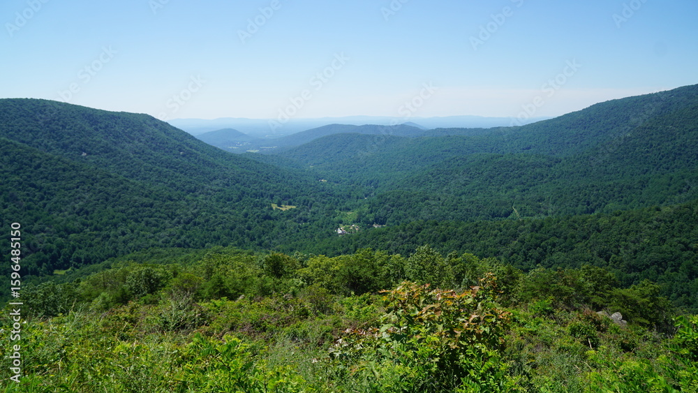 Fototapeta premium Skyline Drive Shenandoah National Park Virginia