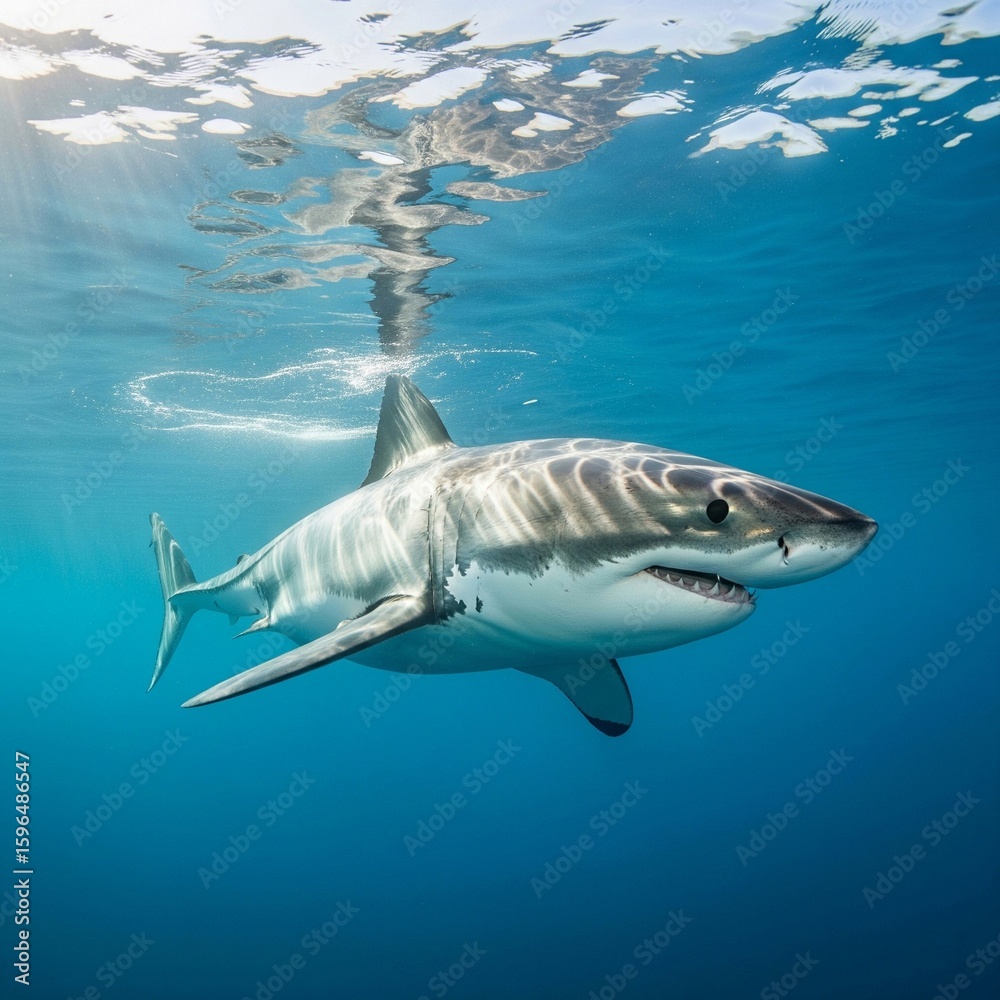 Fototapeta premium great white shark