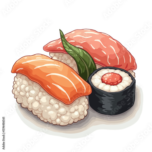 Cute Sushi Very Delicious Design