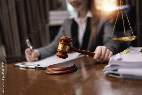 judge holding gavel, law, scales of justice,