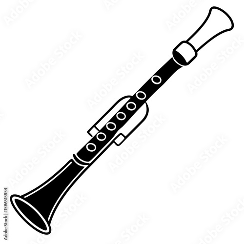 silent clarinet  .svg