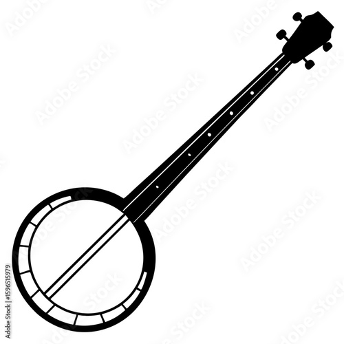 soft banjo shadow  .svg