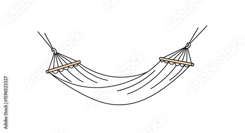Relaxing cotton hammock for ultimate outdoor comfort and leisurely enjoyment