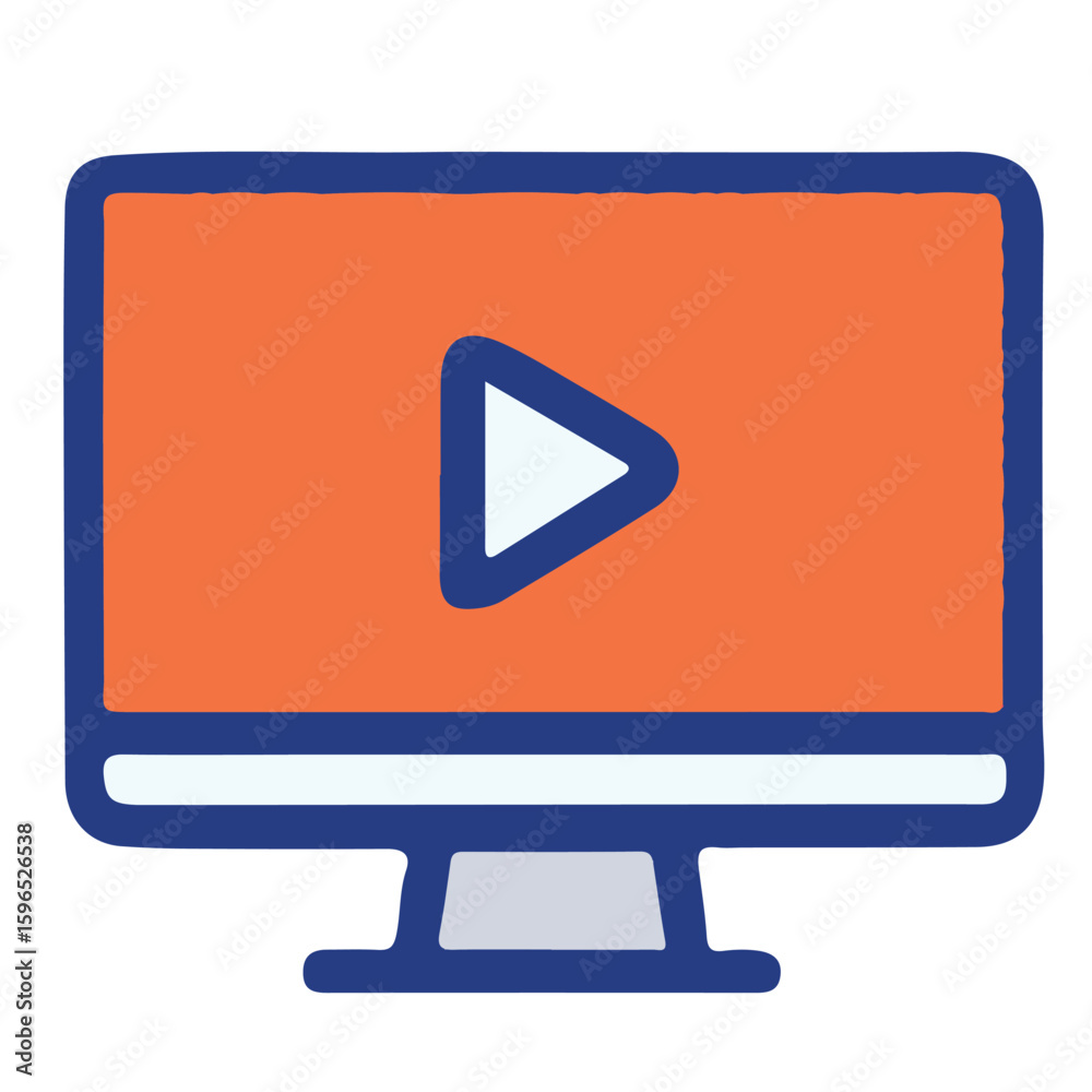 Video Player Icon – Presentation, Business, Marketing, Office, and Education Vector PNG Video Player Icon – Presentation, Business, Marketing, Office, and Education Vector PNG