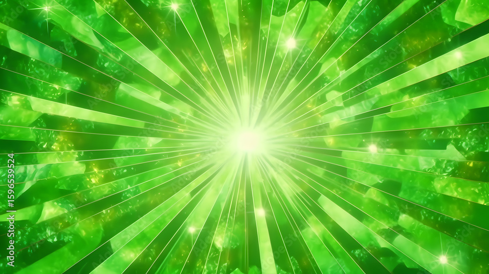 Fototapeta premium Dynamic Crystal Burst Effect