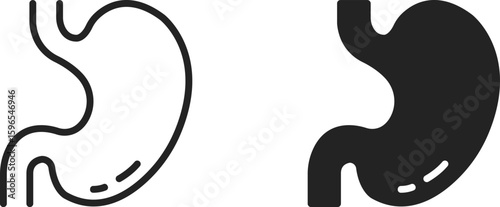 Stomach medical digestive health and anatomy icon vector design