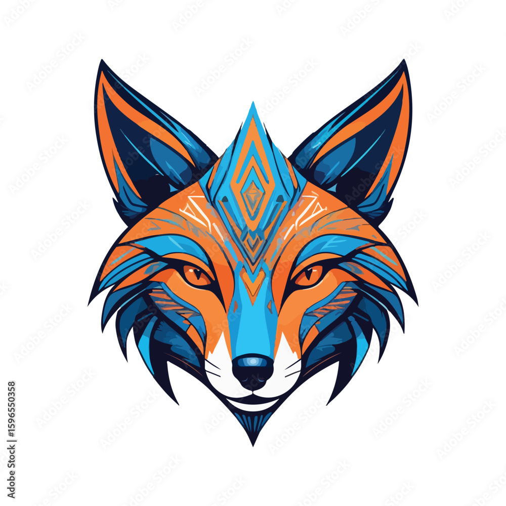 Obraz premium Neo Tribal Fox