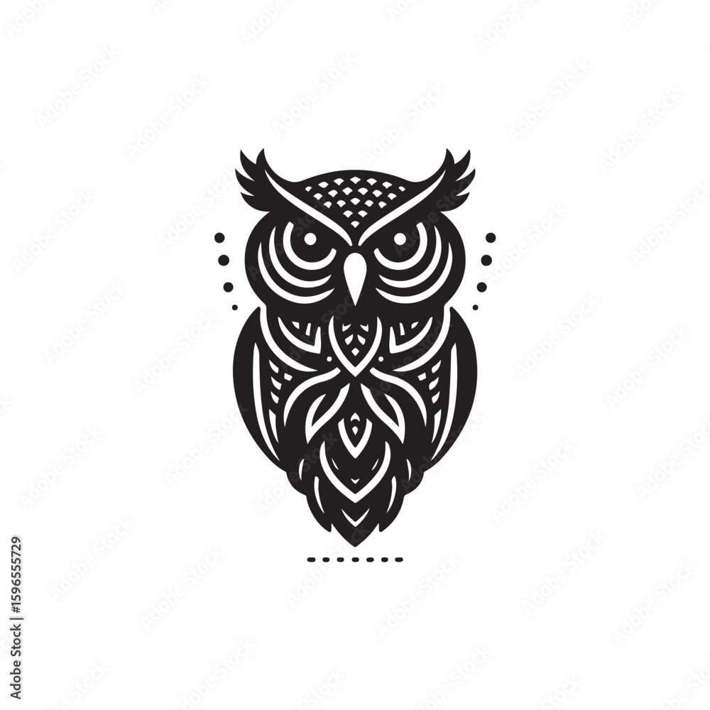 Obraz premium Owl Vector (3).eps