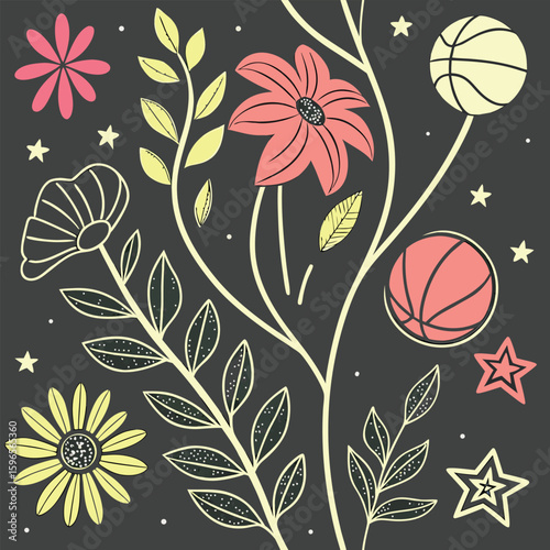 neon doodle floral pattern concept a playful sea 1.eps