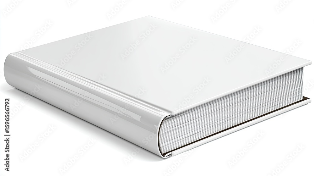 Blank White Hardcover Book Mockup Blank White Hardcover Book Mockup