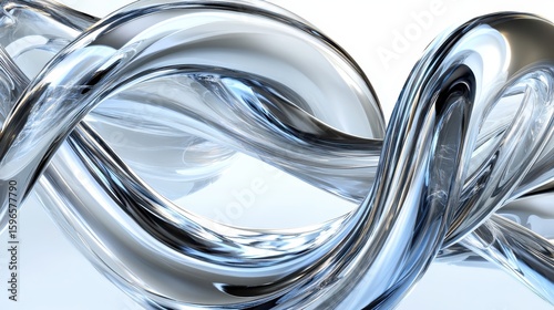 Abstract Glass Waves with Smooth Curves and Airy Background