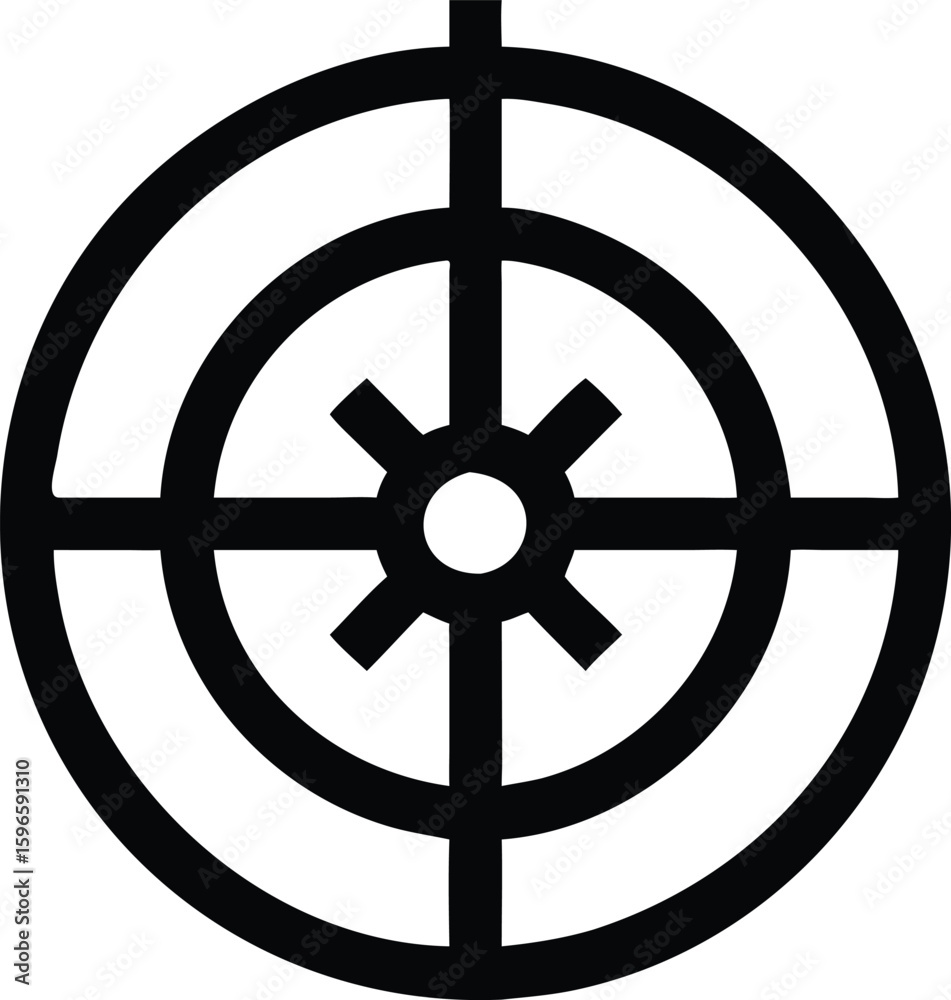 Obraz premium Target symbol icon