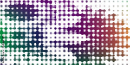 Abstract graffiti paintings vibrant colors texture on the concrete wall background. vector illustration