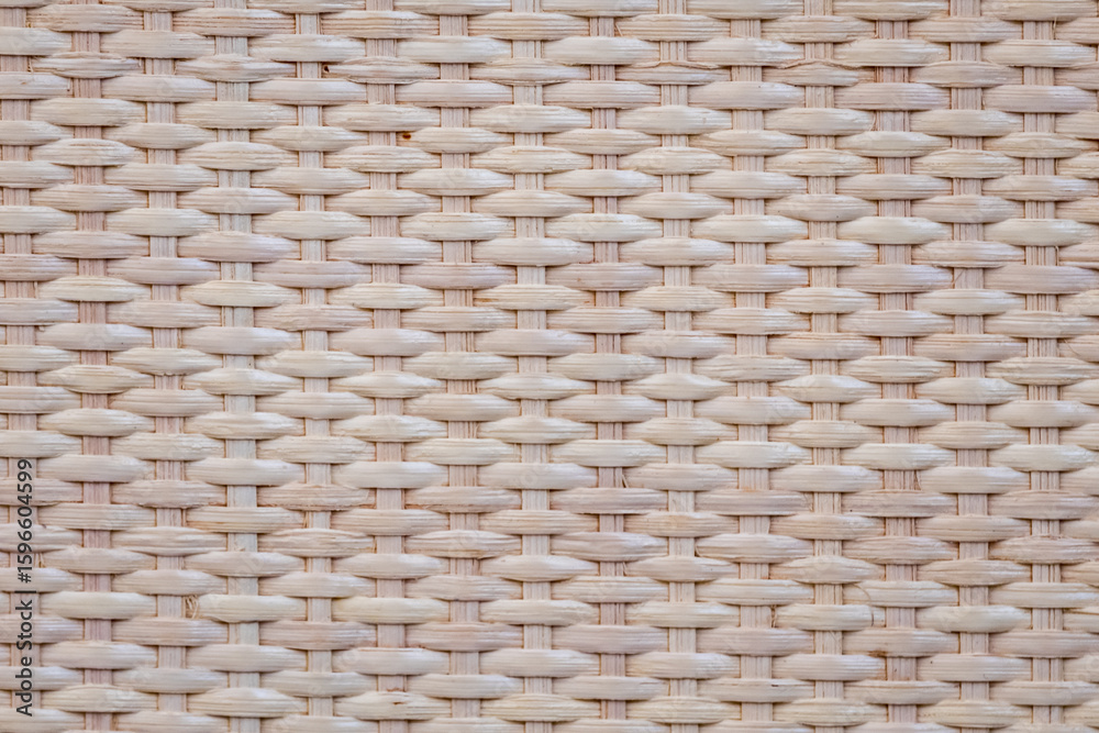 A woven pattern of wood with a light brown color A woven pattern of wood with a light brown color