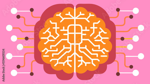 Artificial intelligence brain neural network machine learning deep learning technology concept idea 100 char