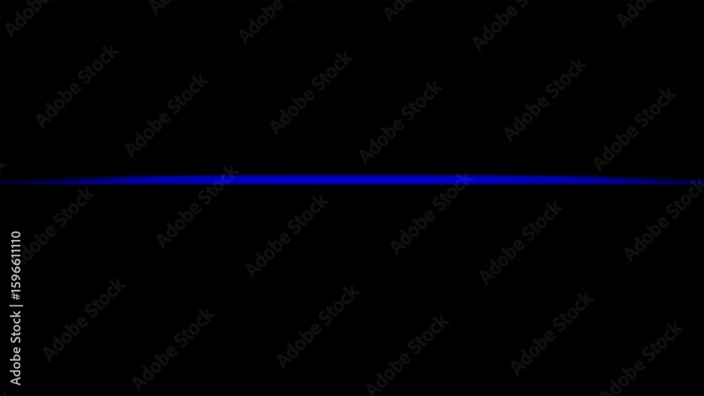 Obraz premium Glowing Blue Line on Dark Background