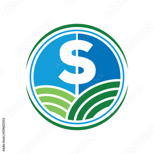 S Letter With Agriculture Firm Logo