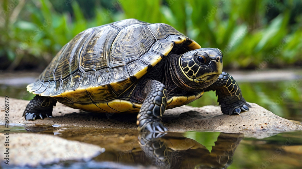 Obraz premium Potrait of a turtle