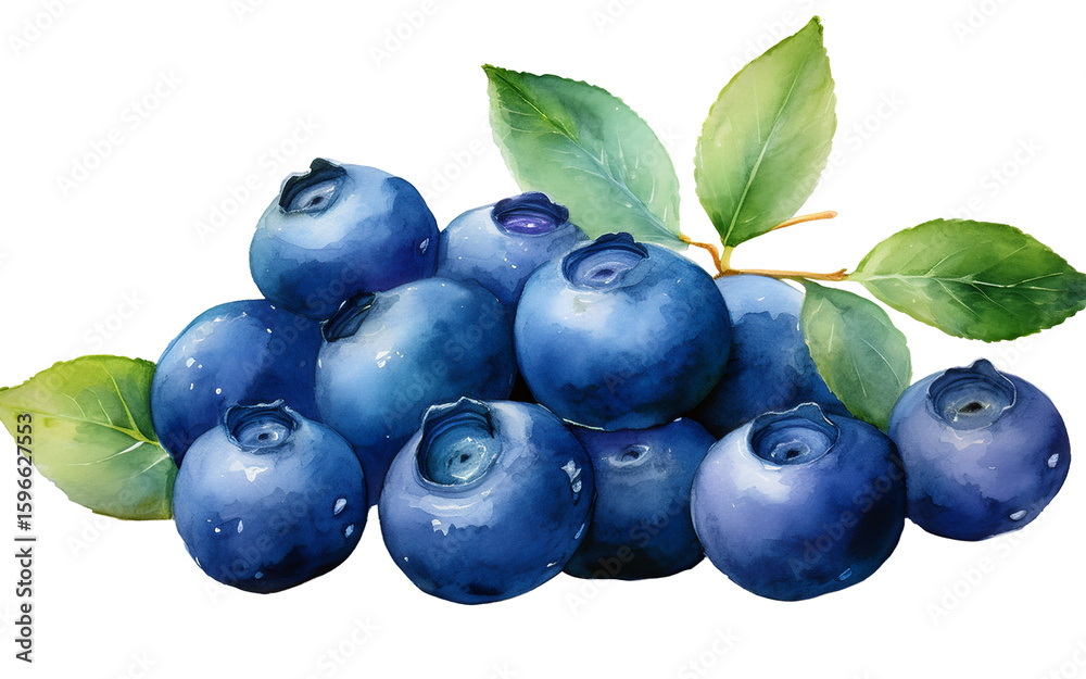 blueberries isolated on white background blueberries isolated on white background