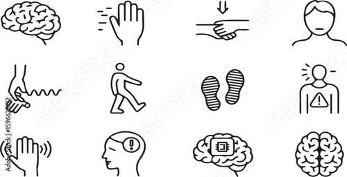 Human Anatomy and Medical Conditions Line Icons - Health, Body Parts & Symptoms Vector Set


