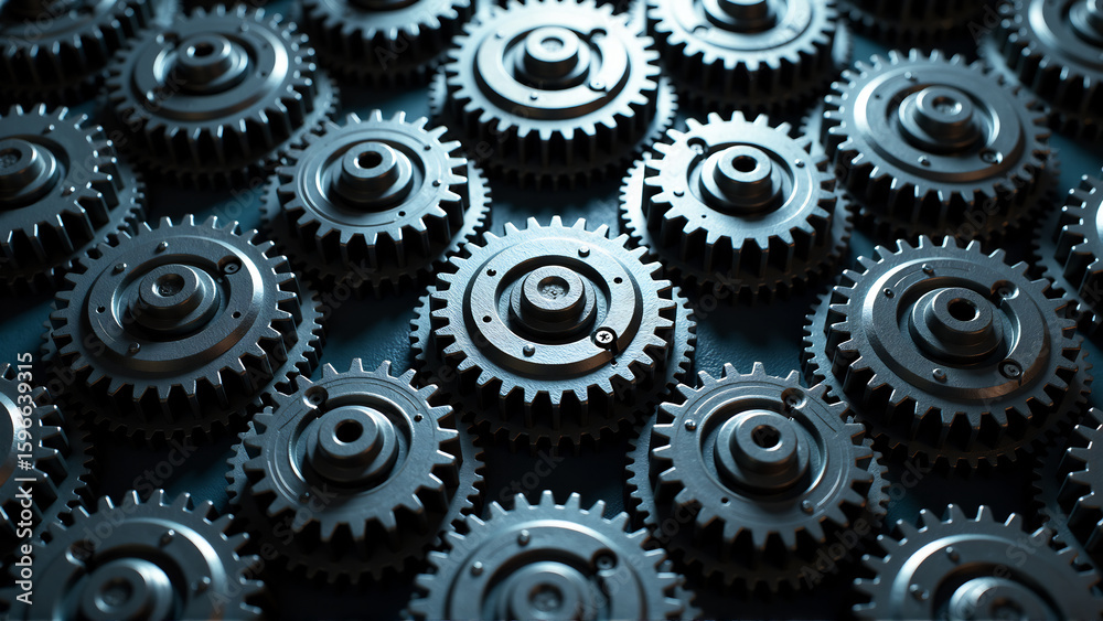 Industrial Precision Gearwork Mosaic Industrial Precision Gearwork Mosaic