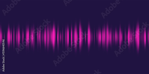 Bright vector illustration of magic sparkling shiny particles and lines on dark background.