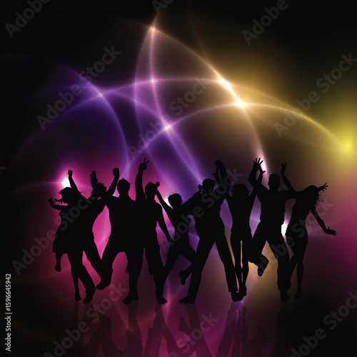 party people background 0410