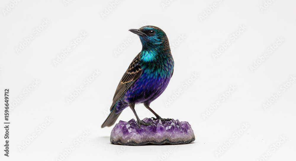 Obraz premium lilac breasted roller on a branch