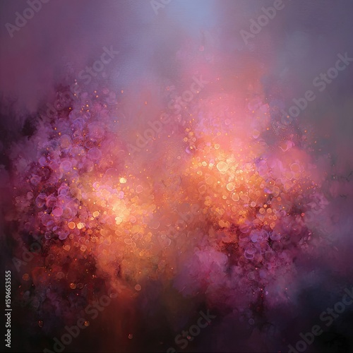 Soft swirling mist in bright colors