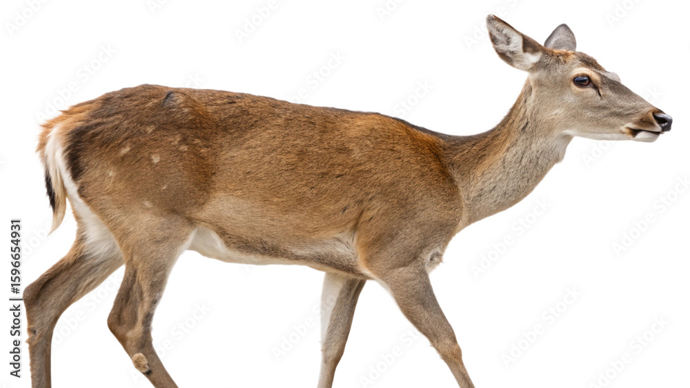 Fototapeta premium Deer, isolated transparent background