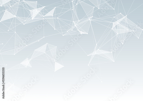 pastel coloured abstract low poly plexus design background 2808