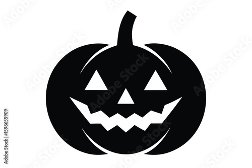 jack o  lantern pumpkin vector icon