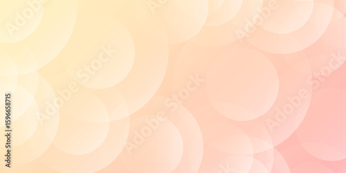abstract circle background, pastel pink and yellow background, modern trendy design in bussines
