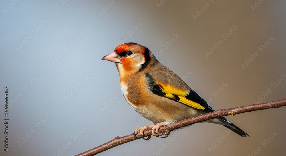 Obraz premium robin on a branch