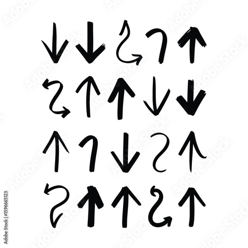 Arrows big black set icons arrow icon arrow vector collection arrow arrow shapes arrows
 
