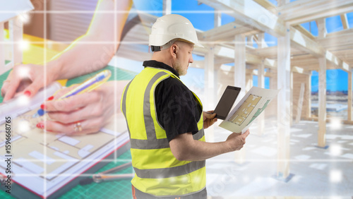 Architect or engineer with ...