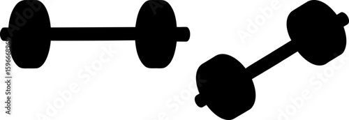 Black dumbbell vector, dumbbell art, dumbbell vector art design, Vector of dumbbell art, dumbbell isolated