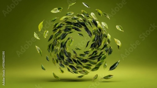 green abstract background
