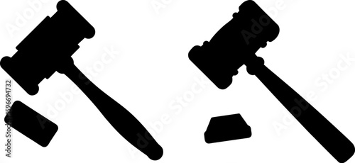 Black judge hammer vector, judge hammer art, judge hammer vector art design, Vector of judge hammer art, judge hammer isolated