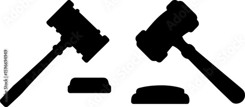 Black judge hammer vector, judge hammer art, judge hammer vector art design, Vector of judge hammer art, judge hammer isolated