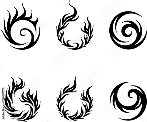 tribal, tattoo, designs, bundle vector