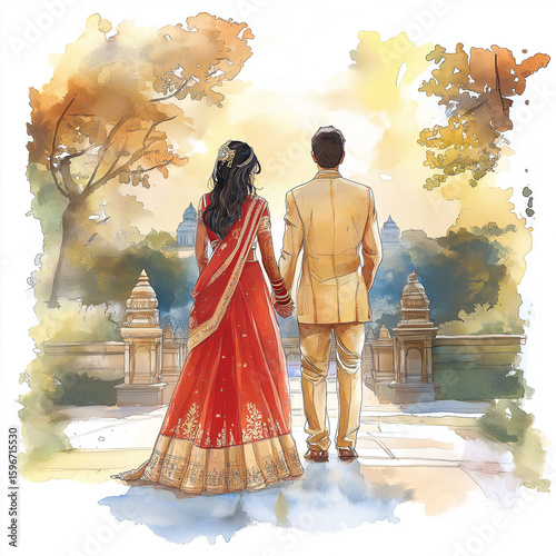 Indian Wedding Couple 