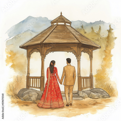 Indian Wedding Couple 