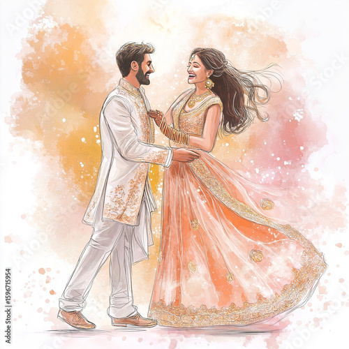 Indian Wedding Couple 