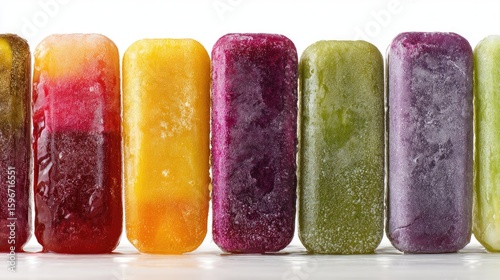 Colorful Rectangular Candies with Sparkling Sugar Coating