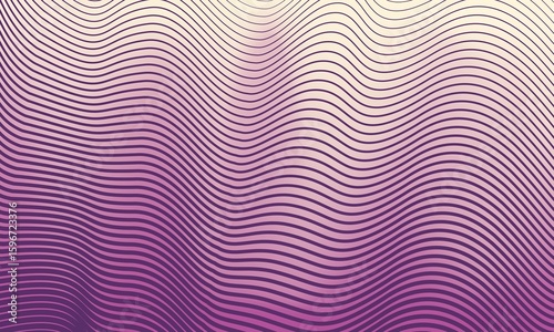 Dynamic Pink and White Abstract Wave Lines Background Modern Gradient Pattern