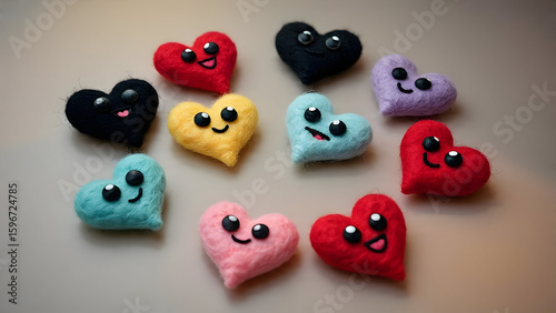 Heart Icon Set – Minimalist Line Art