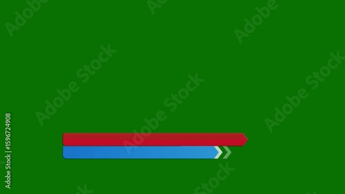 Minimalistic lower third animations with smooth text effects, ideal for news segments, corporate presentations, and YouTube videos, designed for quick customization and transparent backgrounds, Green 