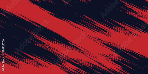 Red halftone dots blue color pattern gradient grunge texture background. Dot pop art comic sport style vector illustration. Eps10