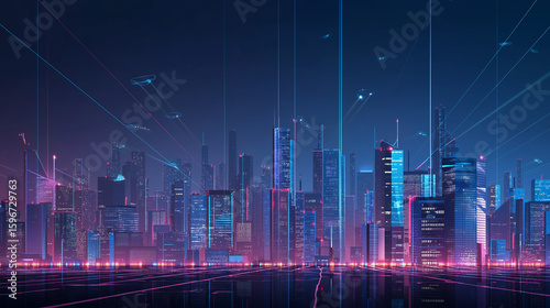 abstract blue background